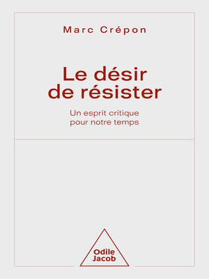 cover image of Le Désir de résister